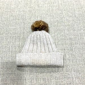 Italian wool Pom Pom beanie